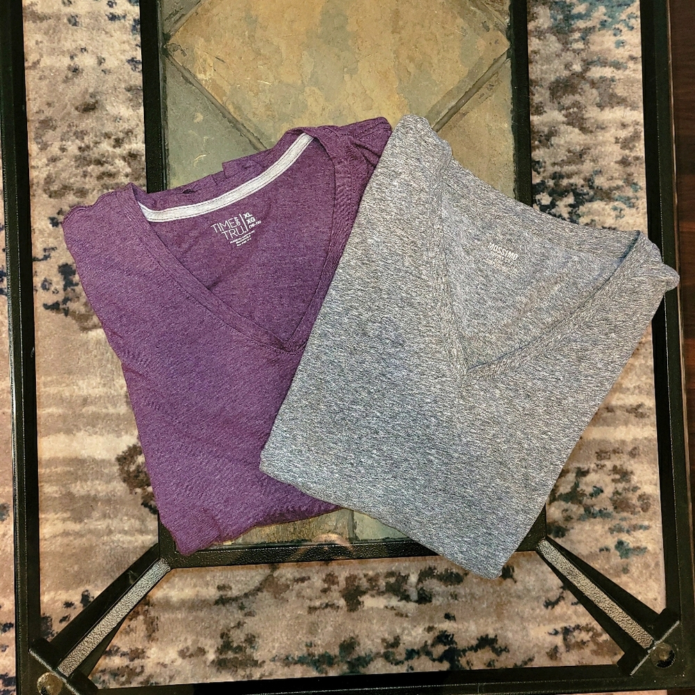 5 for $25!  Set of 2- short sleeve v-neck tees